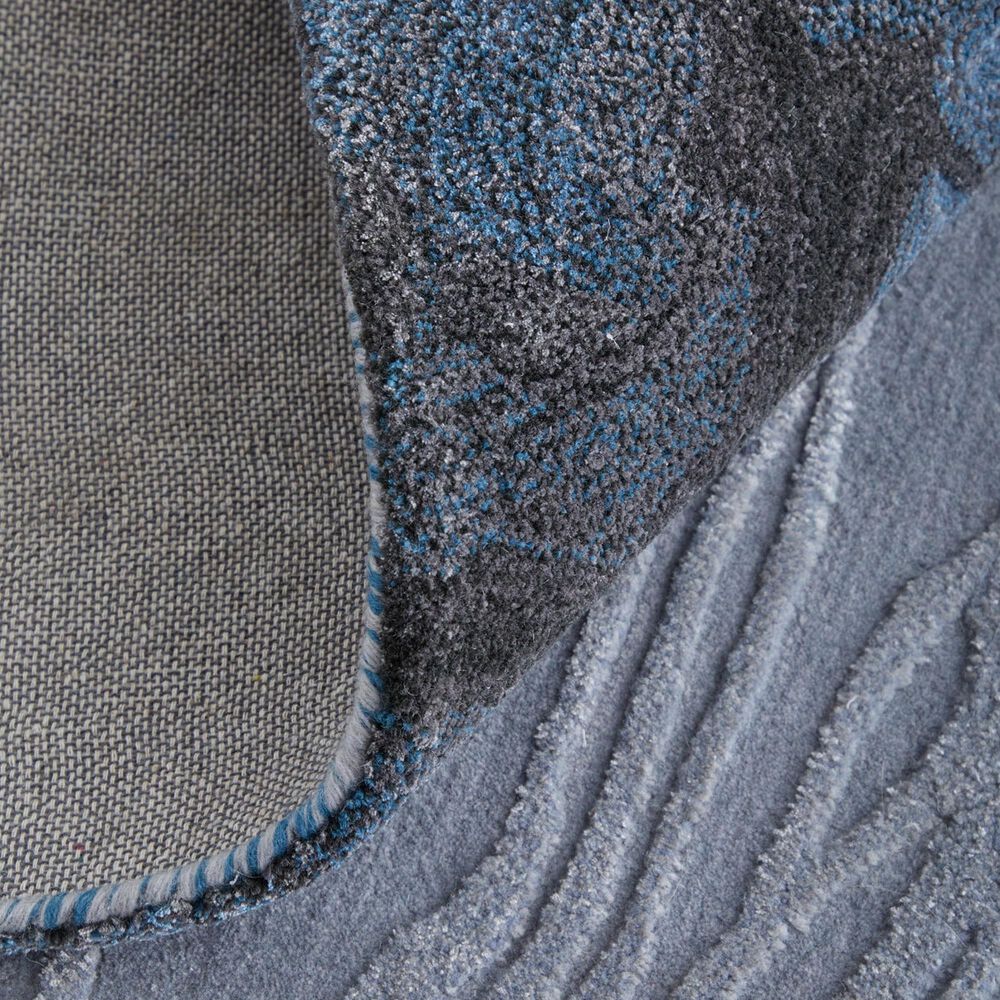 Feizy Rugs Kawai 9&#39; x 12&#39; Blue and Gray Area Rug, , large