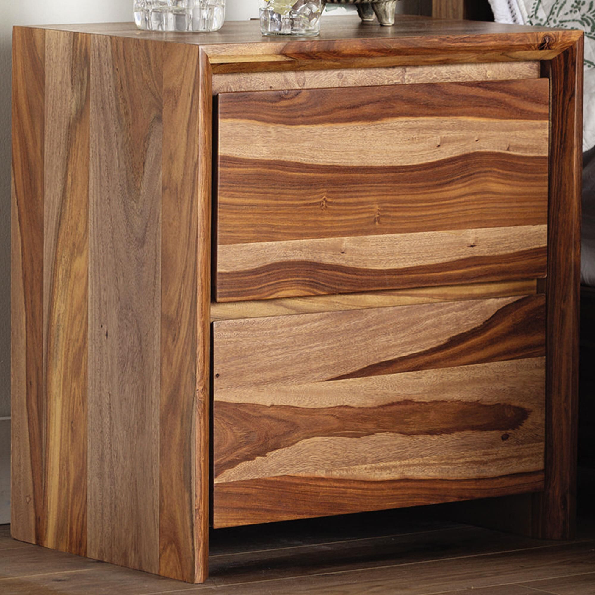 Millenium Dressonni 2-Drawer Nightstand in Brown