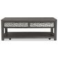 Furniture of America Piez Coffee Table in Ash Gray and Stainless Steel, , large
