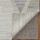 Feizy Elias 8" x 10" Ivory and Blue Area Rug, , large