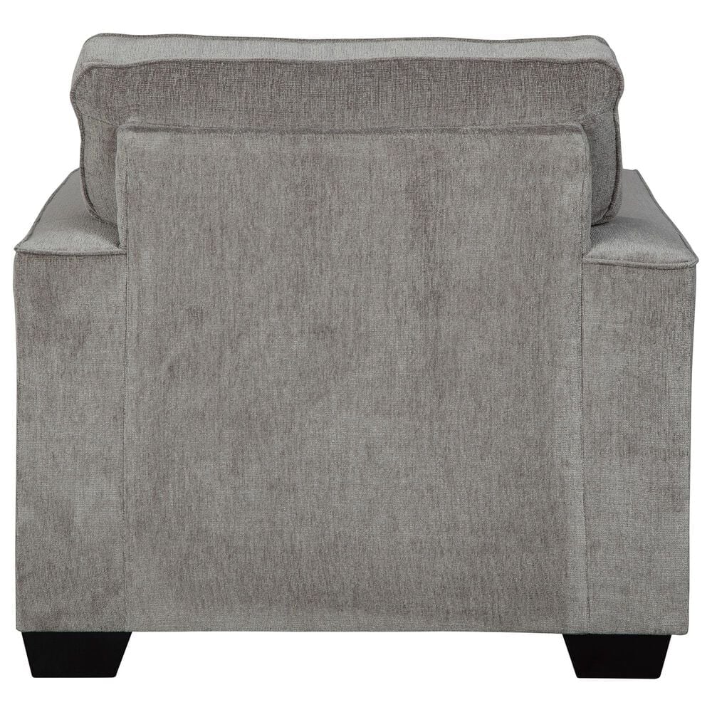 Ashley Altari Chair and Ottoman in Alloy, , large