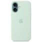 Apple Silicone Case with MagSafe for iPhone 16 in Aquamarine, , large