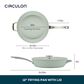 Circulon 12" Ceramic Nonstick Frying Pan with Lid in Sage, , large