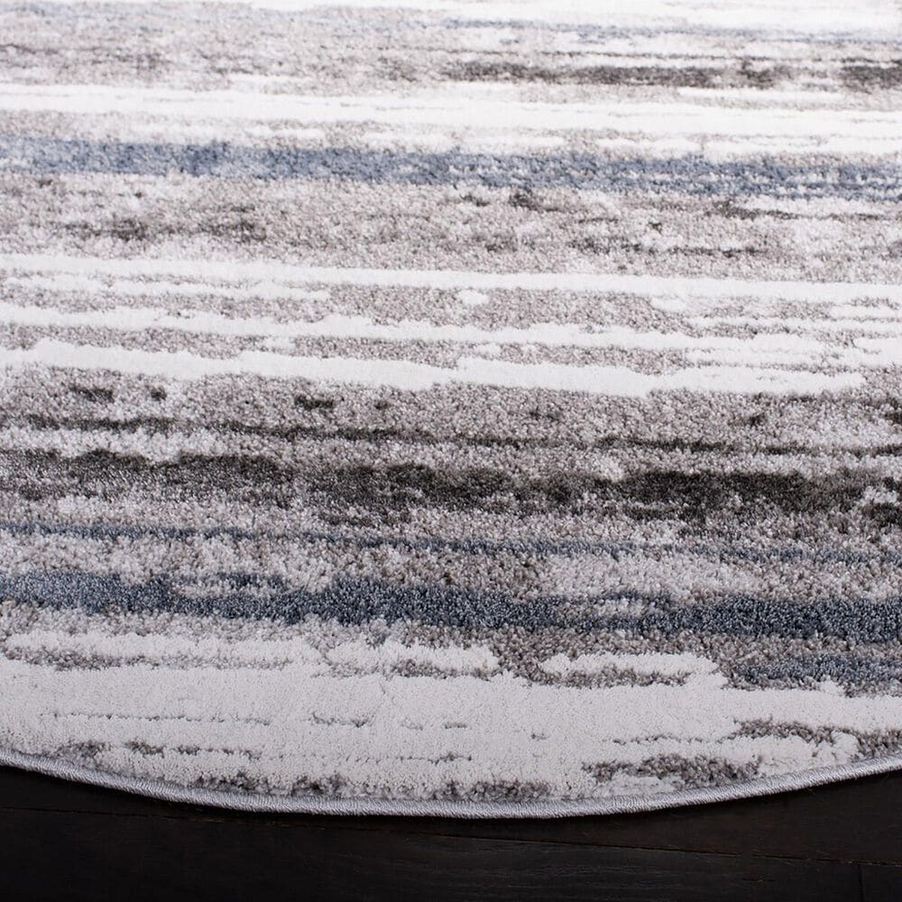 Safavieh Century 6&#39;7&quot; Round Grey and Blue Area Rug, , large