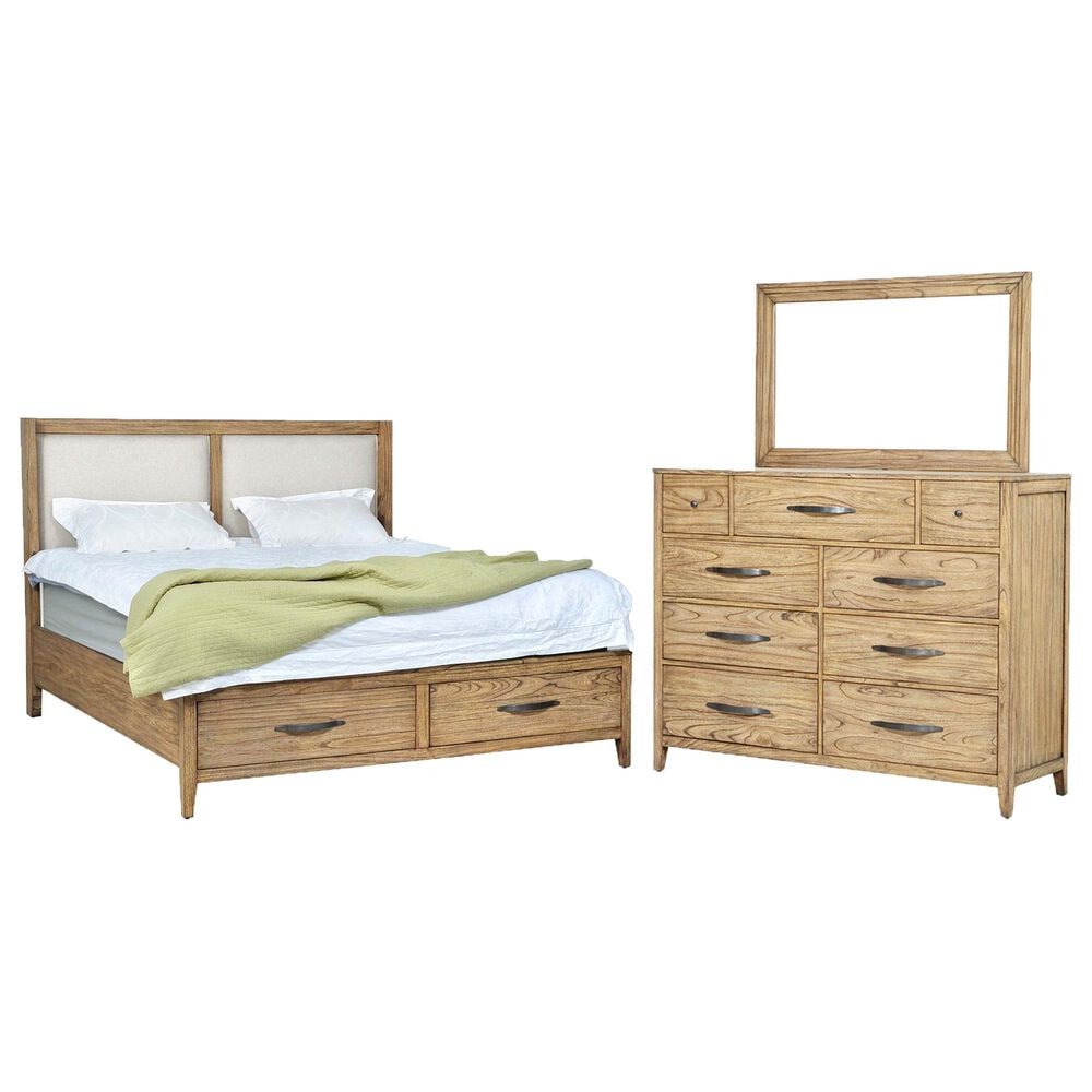 Napa Furniture Design Belgium 3-Piece King Storage Bedroom Set in Sandrift, , large