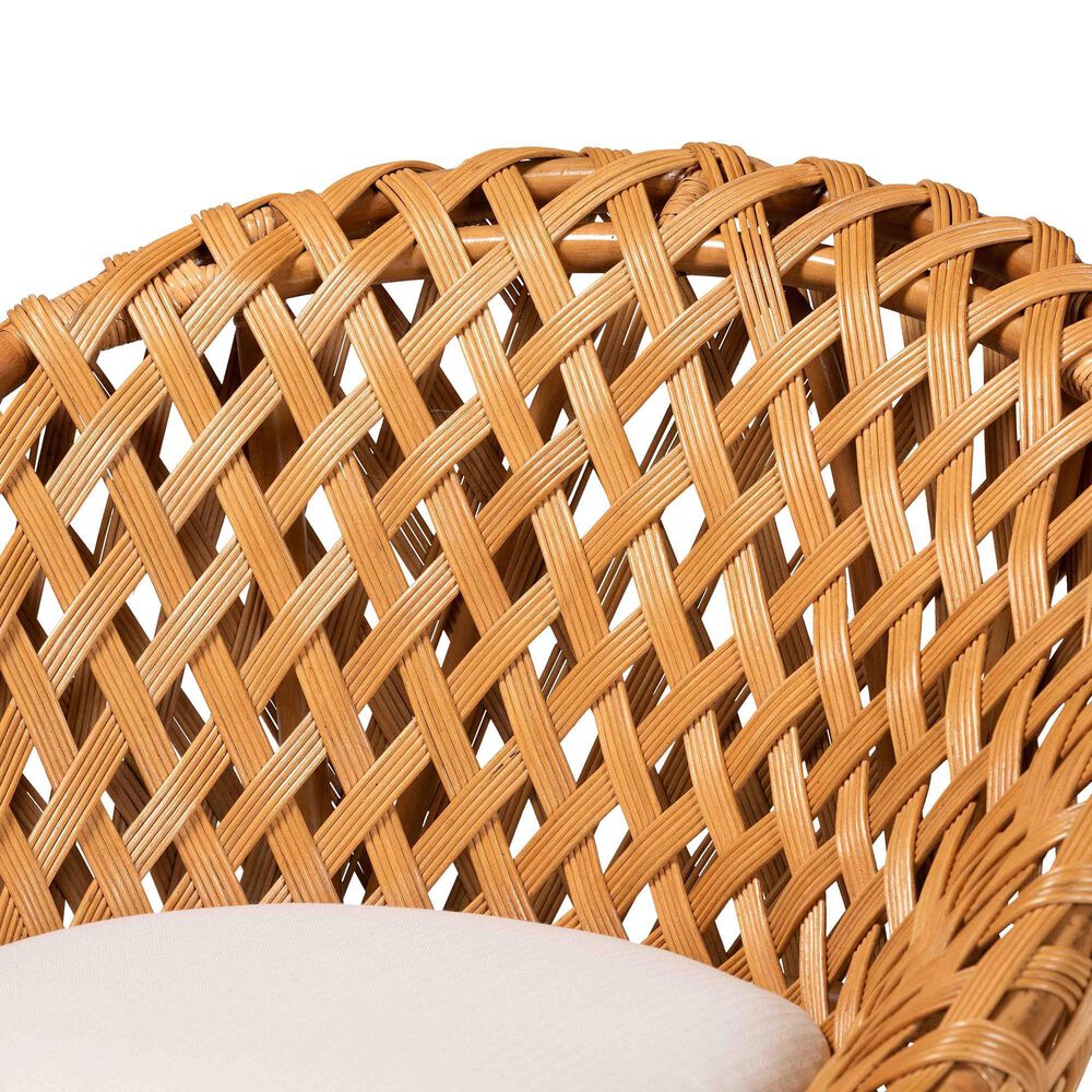 Baxton Studio Robista Accent Chair in Light Honey, , large