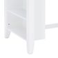Linon Home Decor Mayfair Counter Height Space Saving Table in White - Table Only, , large