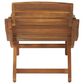 Hearth and Haven Lahaina Outdoor Wood Foldable Chaise Lounge in Brown, , large