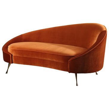 Moe"s Home Collection Abigail Chaise in Orange, , large