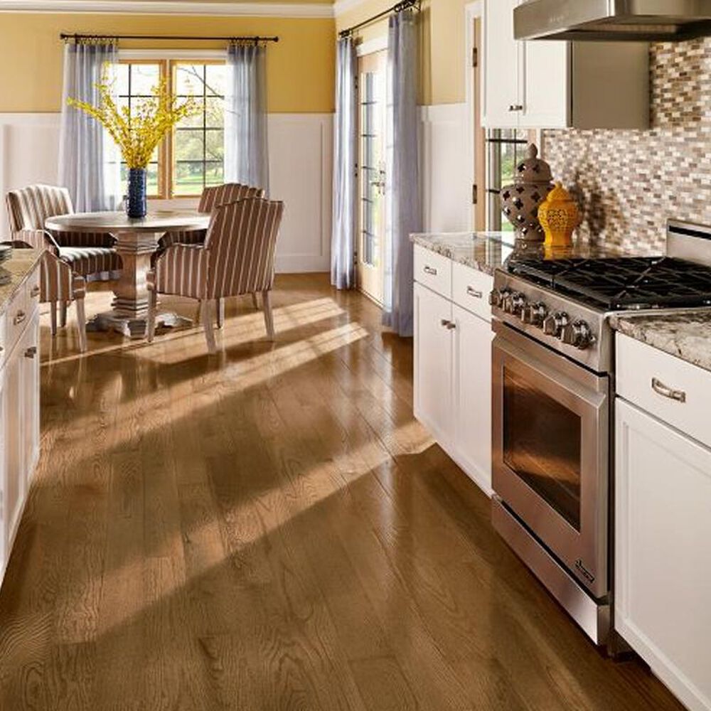 Hartco Prime Harvest Natural Oak High Gloss Hardwood, , large
