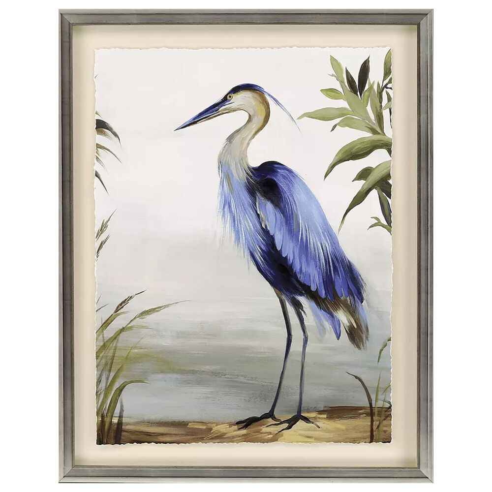 Paragon 34" x 43" Heron Study in Blue, , large