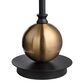 Crestview Collection Rita Buffet Lamp in Brushed Gold and Matte Black, , large