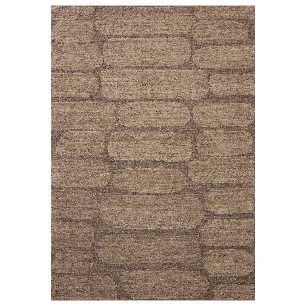 Loloi Hartley Brown and Taupe 8"6" x 11"6" Area Rug, , large