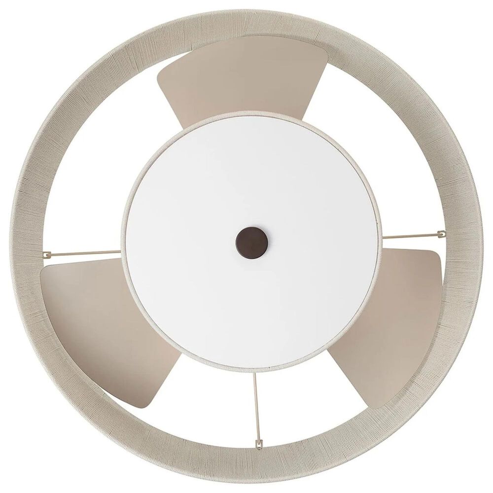 Hunter Brookside Jasmine Roth 30" Indoor Ceiling Fandelier with LED Light and Remote Control in Matte Bronze, , large