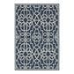 Oriental Weavers Meridian 2205B 1"10" x 2"10" Navy Scatter Rug, , large
