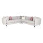 Jonathan Louis International Pia 3-Piece L-Shaped Sectional in Gray, , large