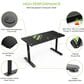Eureka Ergonomics 47"" Gaming Desk in Black, , large