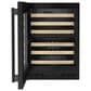 KitchenAid 24" Undercounter Wine Cellar with Full-Extension Wood-Front Racks and Left Hinge in Black Ore, , large