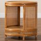 Baxton Studio Louis End Table in Light Honey, , large