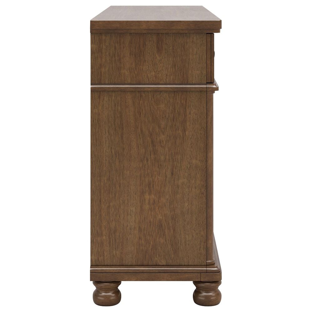 Ashley Rowlenstown 3 Piece Queen Bedroom Set in Medium Brown, , large