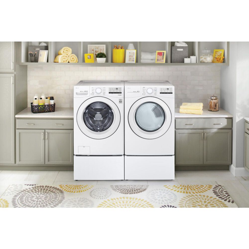 LG 7.4 Cu. Ft. Ultra Large Capacity Gas Dryer in White, , large