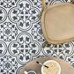 Soho Studio Havana White Ornate 9" x 9" Porcelain Tile, , large