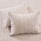 Levtex Martha 3-Piece King/Cal King Quilt Set in Taupe and White, , large