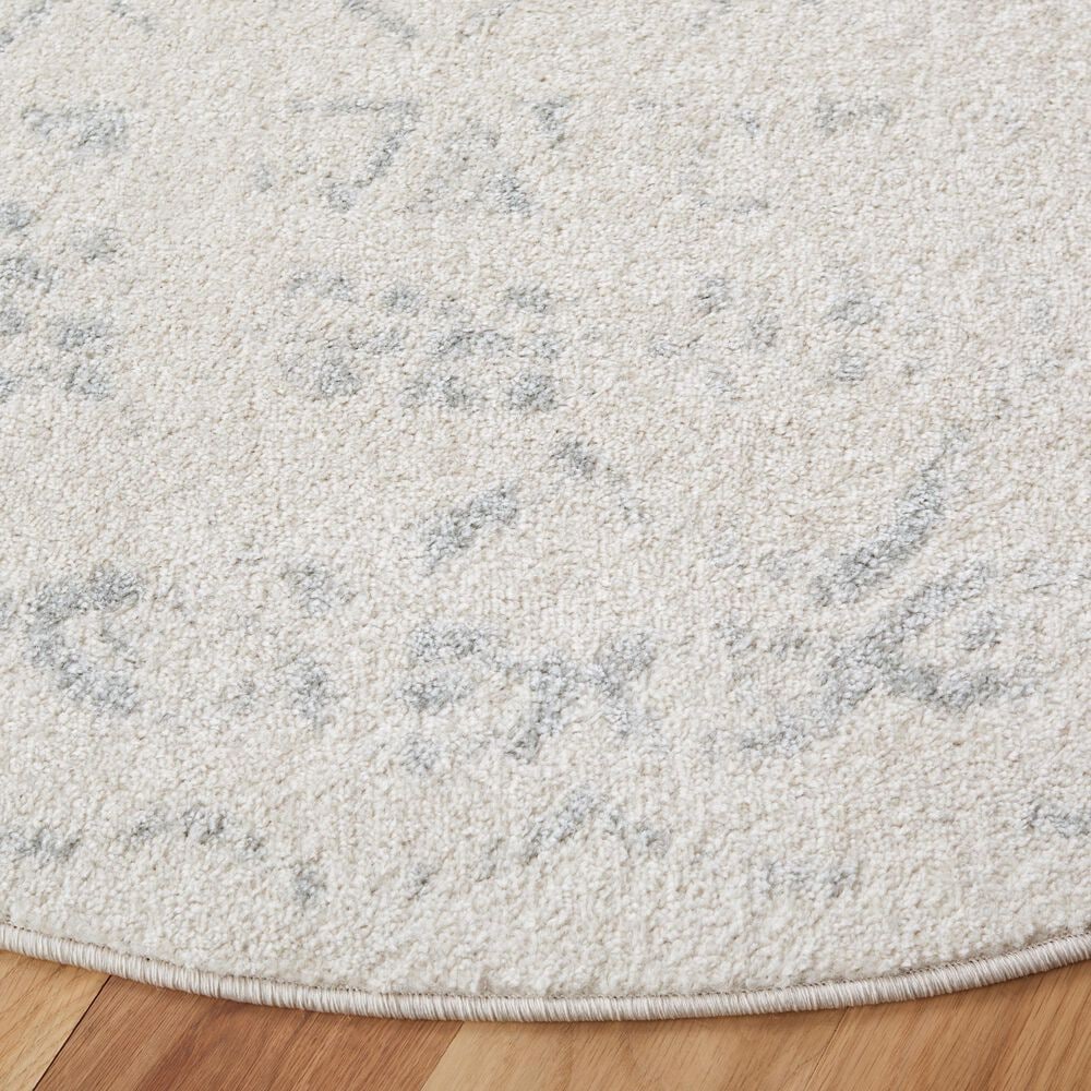 Safavieh Tulum TUL268B 6&#39;7&quot; Round  Light Grey Area Rug, , large