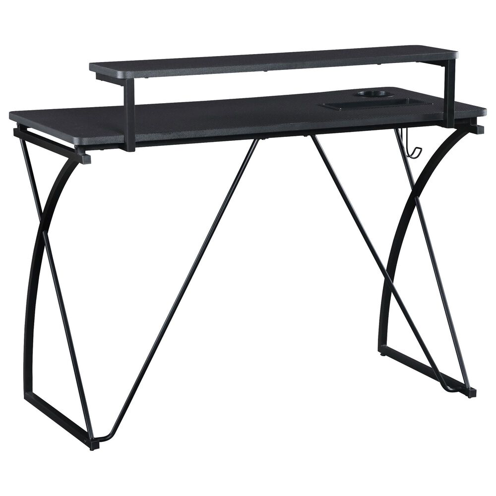 Valor Living Biome 44" Battlestation Gaming Desk in Grey, , large