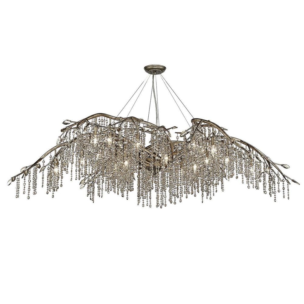 Golden Lighting Autumn Twilight 24-Light Chandelier in Mystic Gold, , large