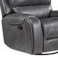 Steve Silver Keily Manual Swivel Glider Recliner in Dove Grey, , large