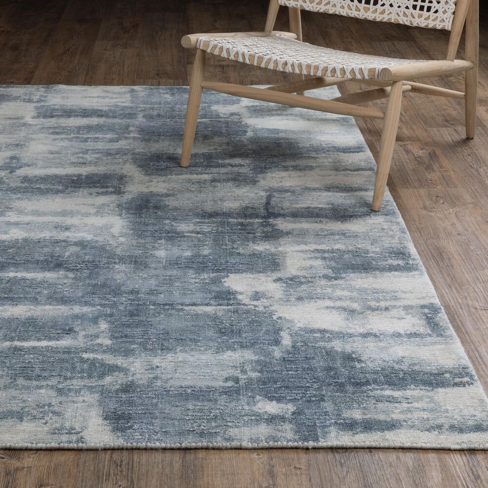 Oriental Weavers Clarke CLA07 Blue and Ivory 6&#39; x 9&#39;Area Rug, , large