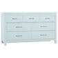 Viceray Collections Tide and Timber 5 Piece Twin Poster Bedroom Set in Blue Maple, , large
