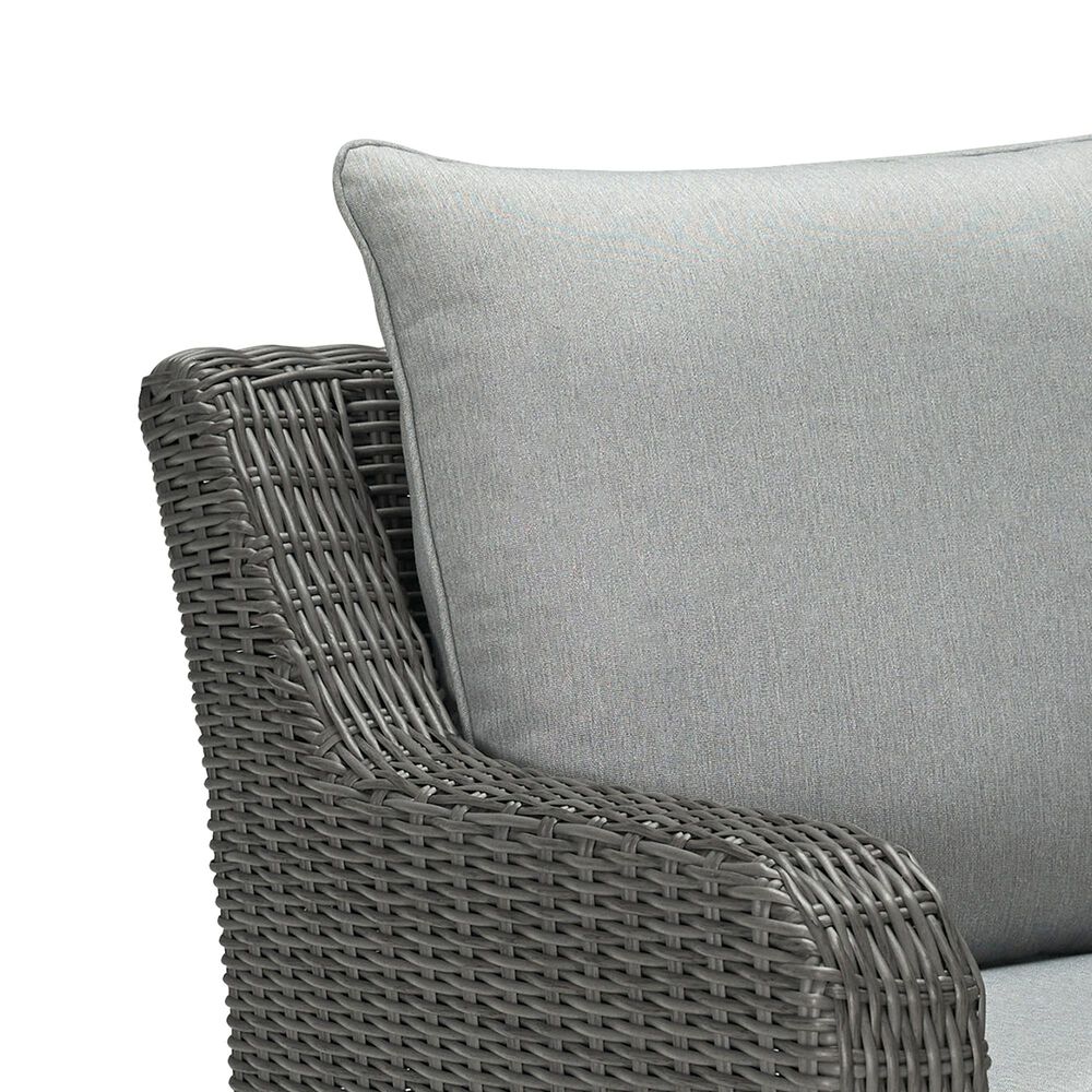 Ashley Elite Park Patio Swivel Lounge Chair in Gray, , large