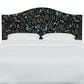 Rifle Paper Co Crafted by Cloth and Company Mayfair Queen Headboard in Menagerie Black, , large