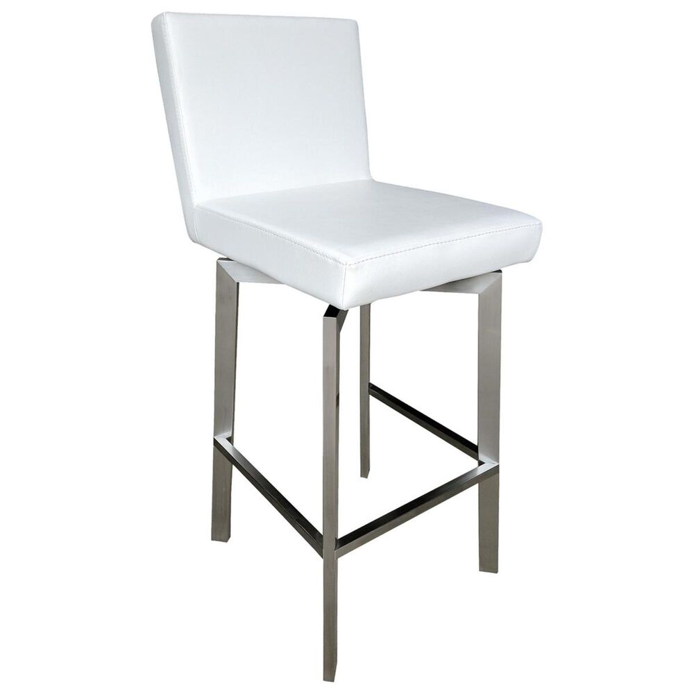 Moe"s Home Collection Giro Bar Stool in White, , large