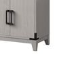 Lexora Home Laurel 72" Double Bathroom Vanity in White Oak with White Quartz Top and Rectangular Sinks, , large