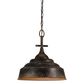 Southern Lighting Leon 1-Light Pendant in Distressed Black, , large