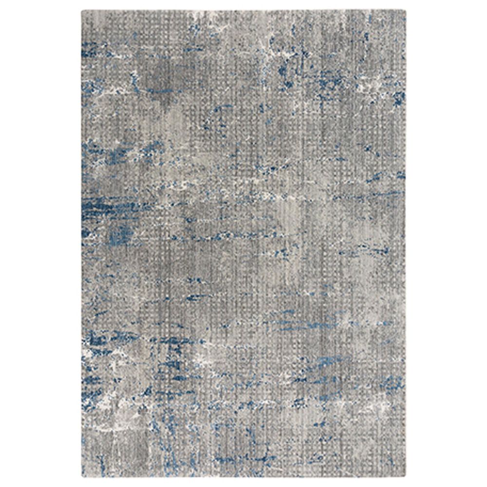 RIZZY Ankara ANK735 Gray and Blue 10" x 13" Area Rug, , large