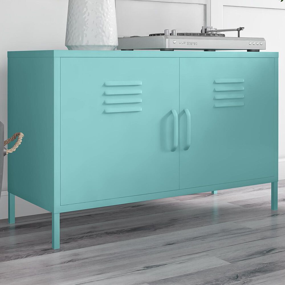 Novogratz Cache 2-Door Accent Cabinet in Spearmint, , large