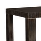 Schnadig Edge Dining Table in Striated Ebony and Lucent Bronze - Table Only, , large