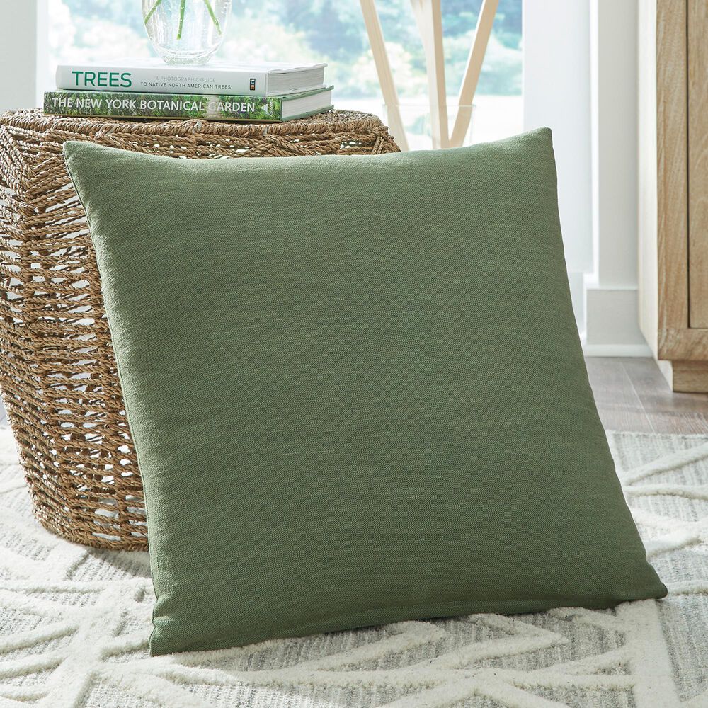Ashley Thaneville 22&quot; Square Throw Pillow in Green, , large