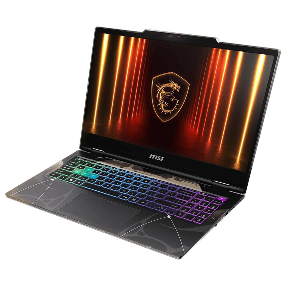 MSI Cyborg 15 15.6&quot; FHD Gaming Laptop | Intel Core Ultra 7-240H - 16GB RAM - NVIDIA GeForce RTX 5060 Graphics - 512GB SSD in Translucent Black, , large