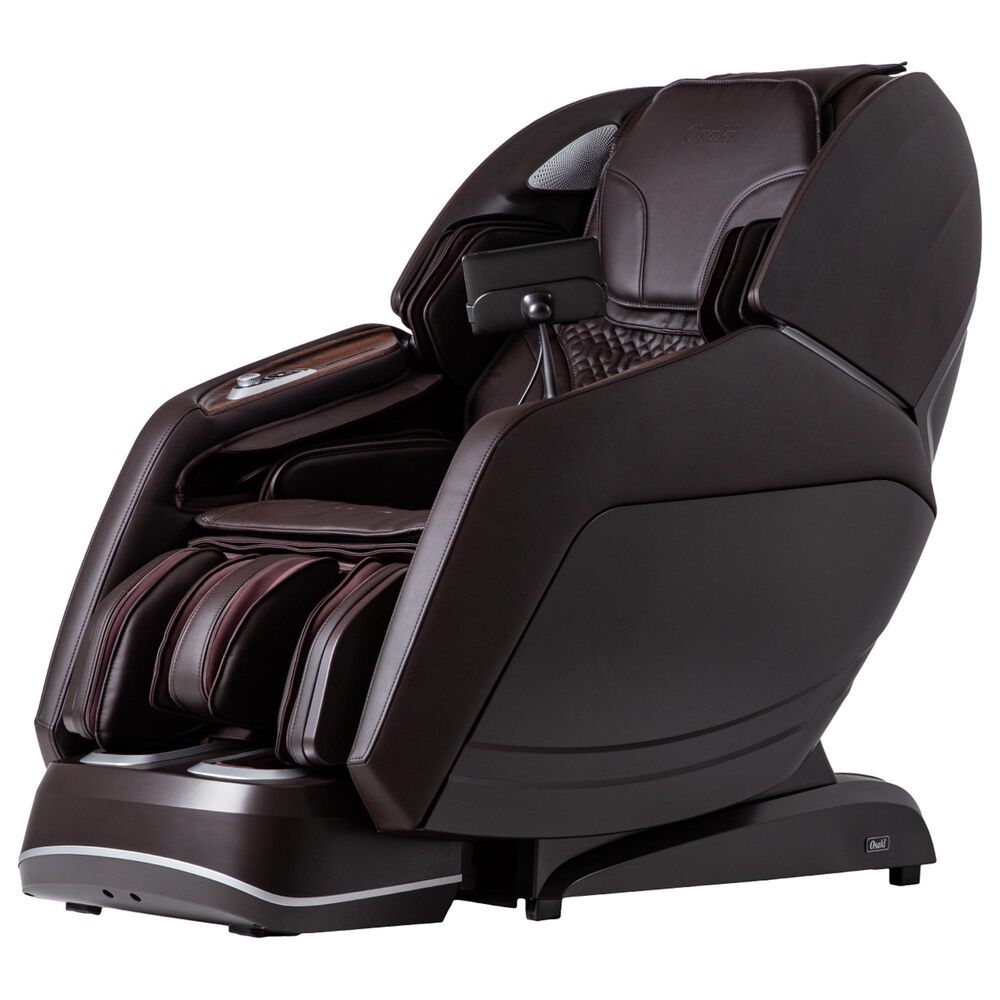 Osaki Platinum 4D and 3D Manhattan Duo Zero Gravity Massage Chair in Brown, , large