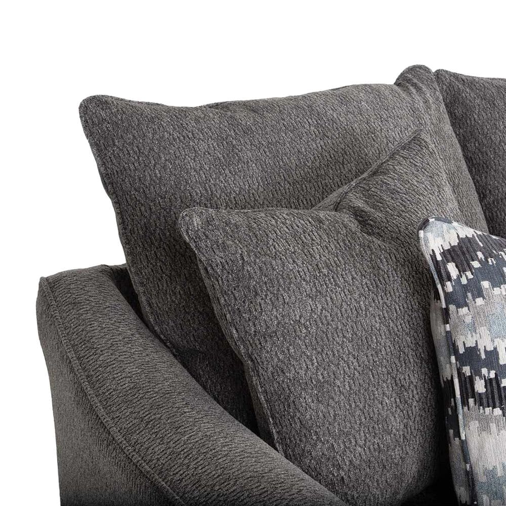 Moore Furniture Eastbrook Stationary Loveseat in Shasta Charcoal, , large