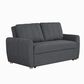 Serta Galloway Convertible Sofa in Charcoal, , large
