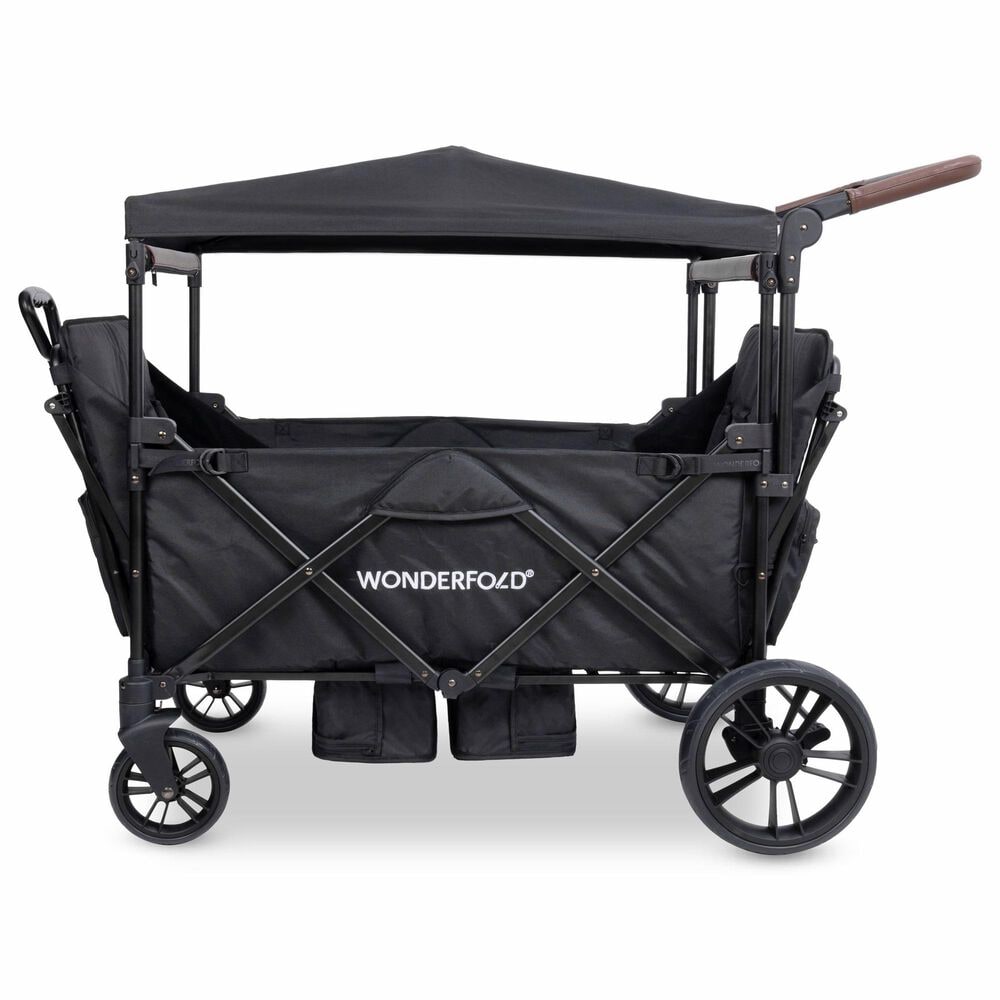 Wonderfold XR Series Rev 4-Seater Stroller Wagon in Black, , large