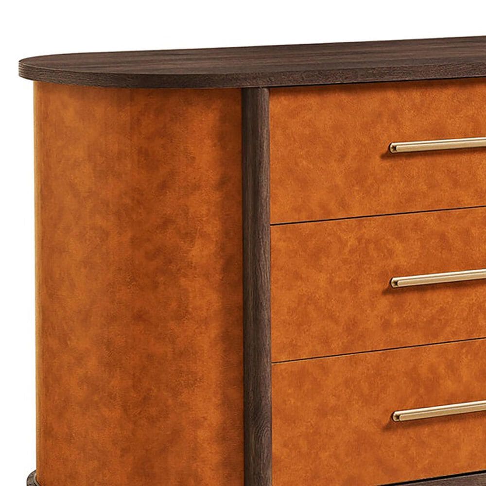 Modway Coralie 6-Drawer Dresser in Walnut Tan, , large