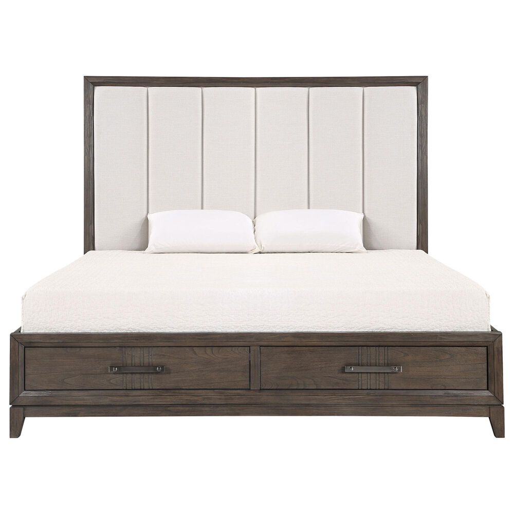 New Heritage Design Landon 4-Piece Queen Bedroom Set in Walnut, , large