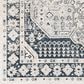 Surya Lavadora 6"7" x 9" Black, Ink Blue, Light Gray, Light Beige and Cream Area Rug, , large